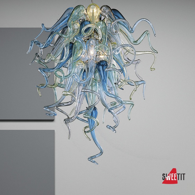 Светильник подвесной GLASS AND GLASS MURANO GHIRIGORI C-E.H.F. 21 CB-P1