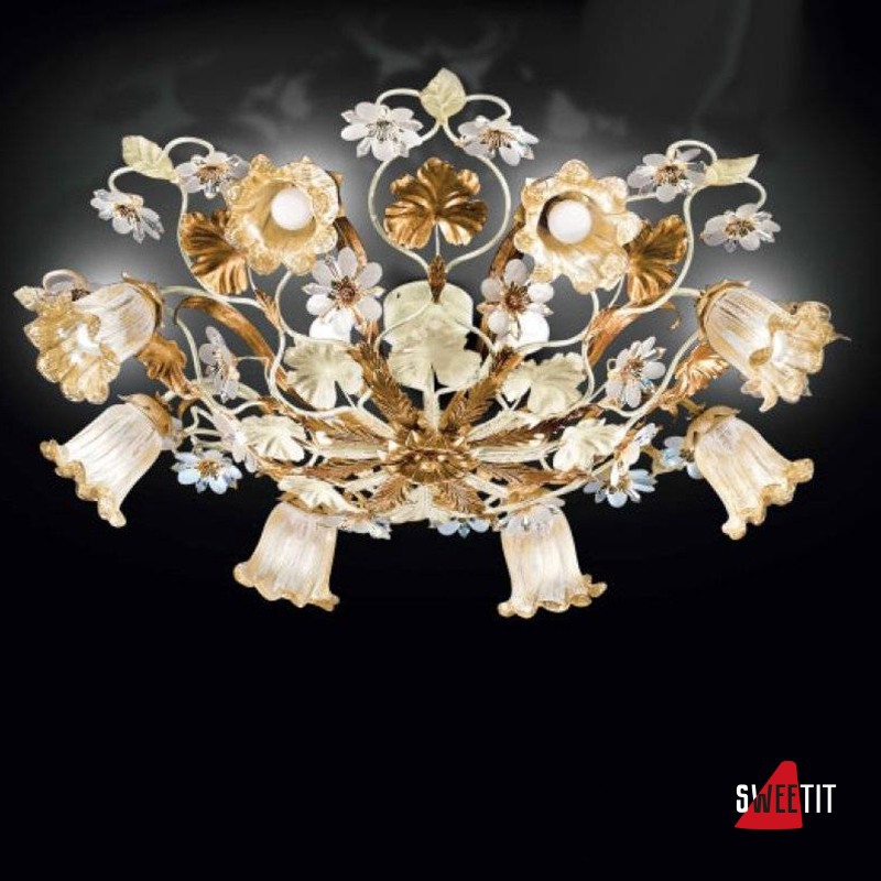 Потолочная люстра Renzo Del Ventisette "Floreale" PL 13261/8+4 DEC. 0117