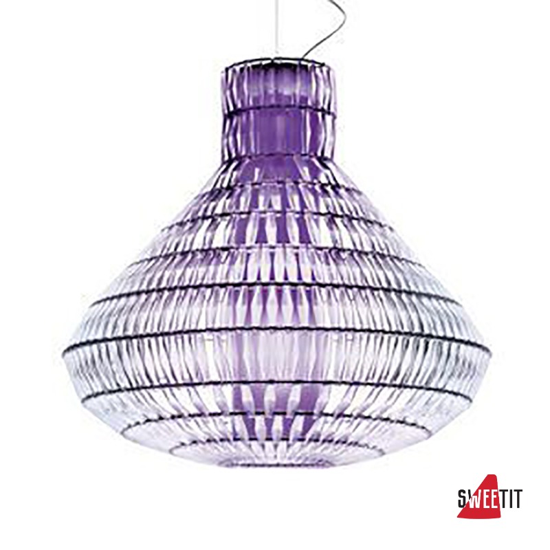 Подвесной светильник FOSCARINI TROPICO BELL SOSPENS. GHIACCIO H.5 METRI