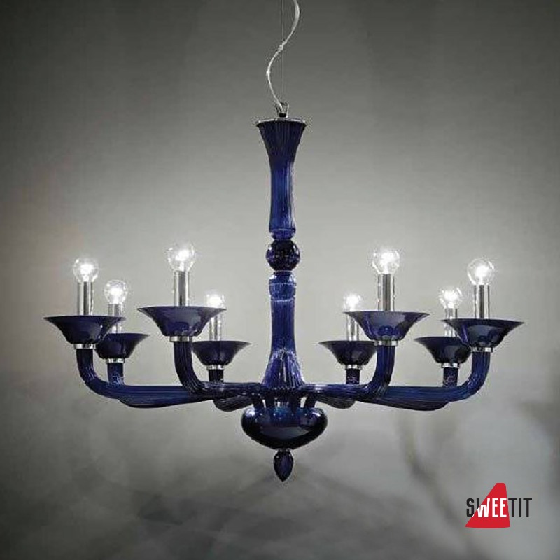 Люстра Italamp 430/8 Blu / NK