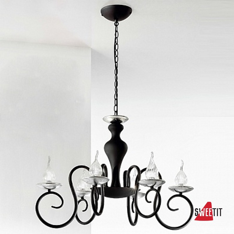 Люстра IDL Deco 461/6OVAL black