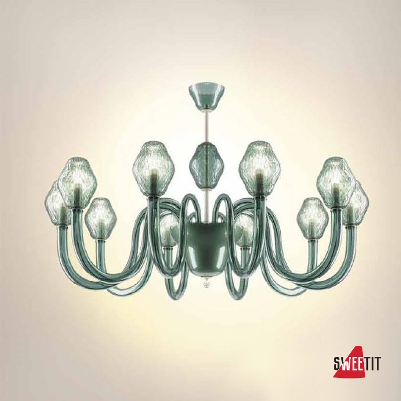 Потолочная люстра Beby Group Peonia 7701B02 Emerald