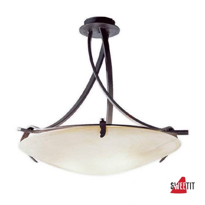 Потолочный светильник Masca Intreccio 1660/3PL Peltro / Glass 285