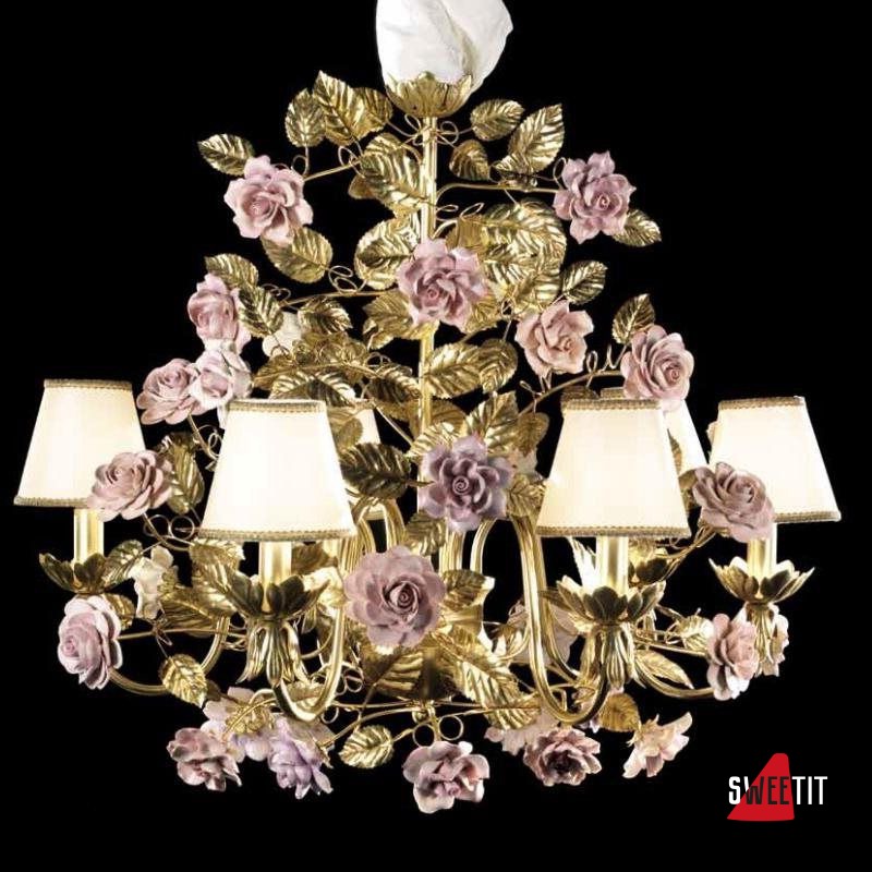 Люстра Villari Roses Chandelier 4000316.200/QE0051.402