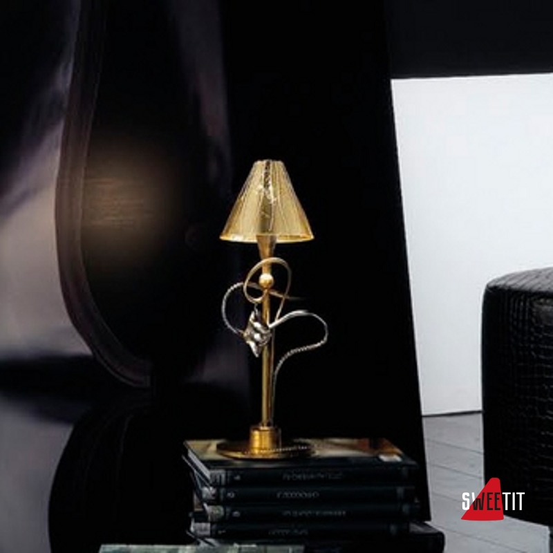 Настольная лампа Masca Chic 1831/B1 Oro / Glass 503