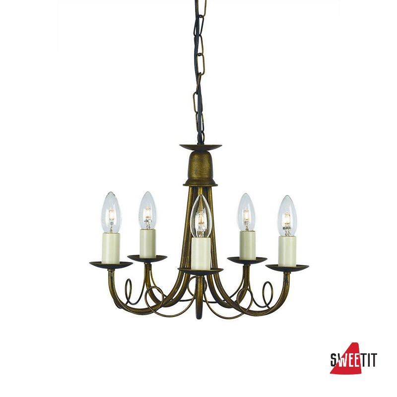 Люстра Elstead Lighting Minster MN5 BLK/GOLD