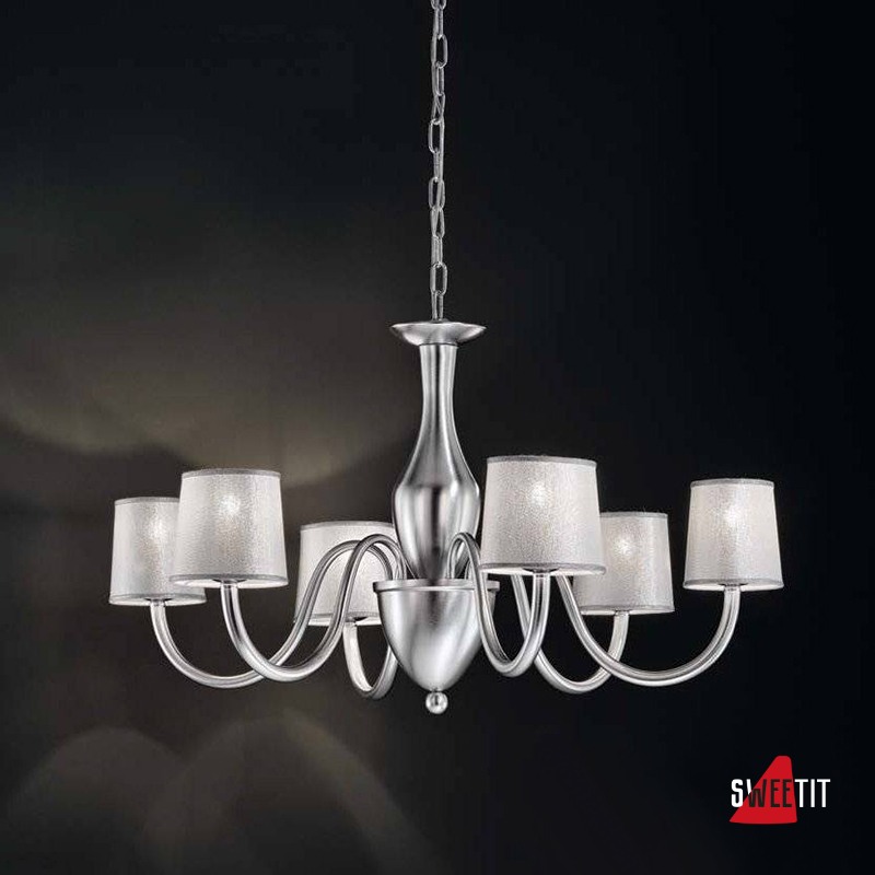 Люстра IDL Grace 530/6 chrome+Silver