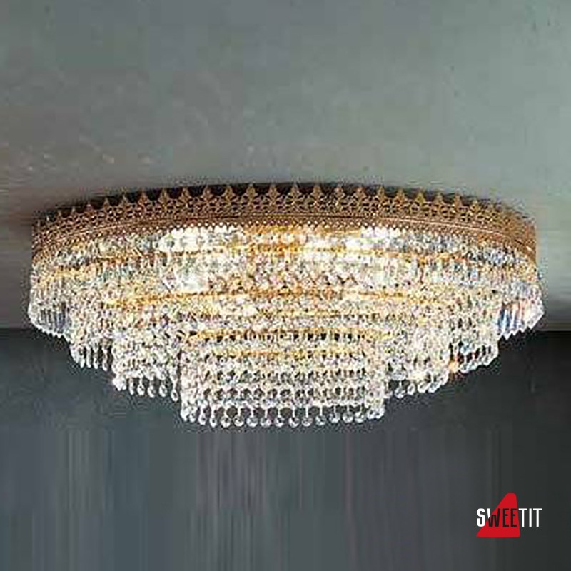 Потолочный светильник Beby Group Empire 1600/6/PL Bronze Brushed CUT CRYSTAL
