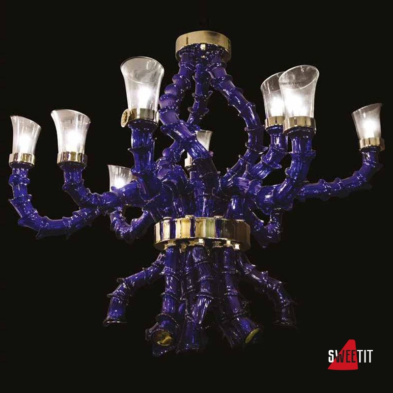 Потолочная люстра Beby Group La fleur sauvage 7130B03 Blue Greece Golden Portoino