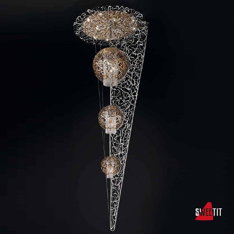 Потолочный светильник IDL Tower Groovy 463/100 LED bronze