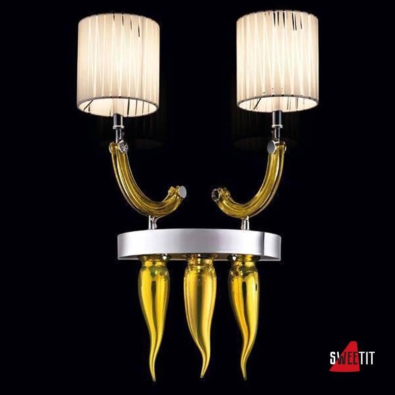 Бра Beby Group Prive 0220A02 Chrome Lemon Ice White