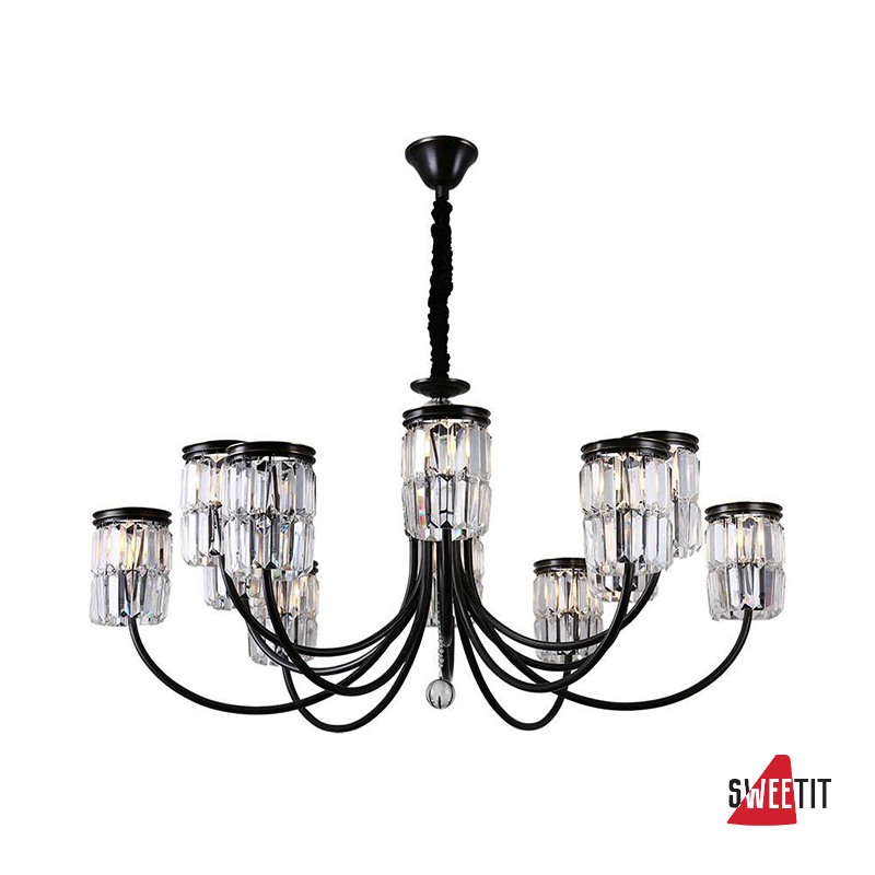 Люстра Newport Jerya 31106+6/C black+gold