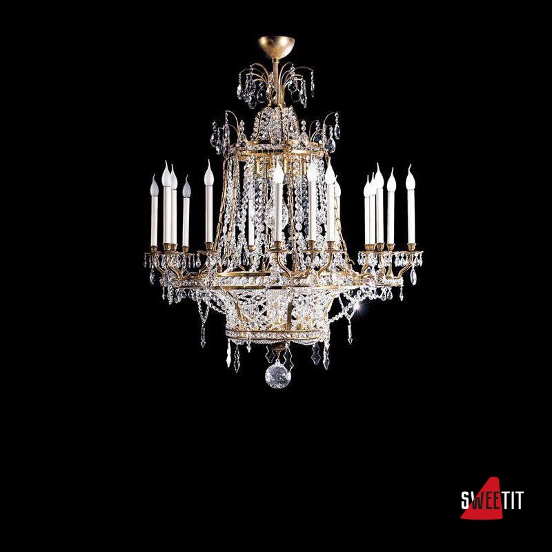 Люстра Non Solo Luce Crystals Collection Grace CH-18 PG