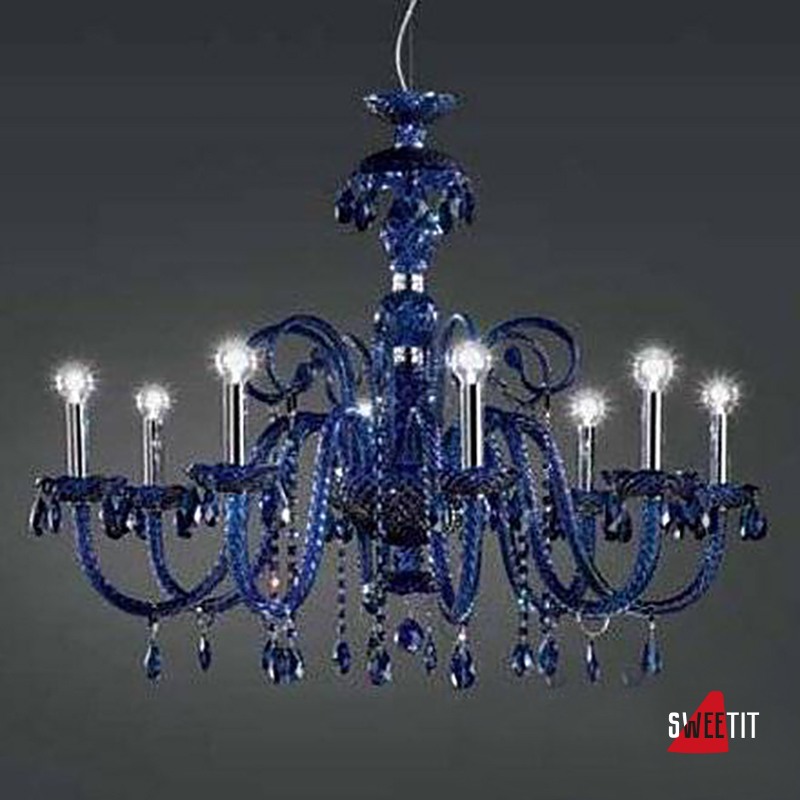 Люстра Italamp 180/8 Blue / C / Sw Dark Sapphire