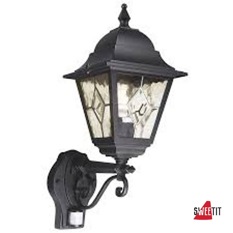 Уличный настенный светильник Elstead Lighting Norfolk NR1 PIR BLACK