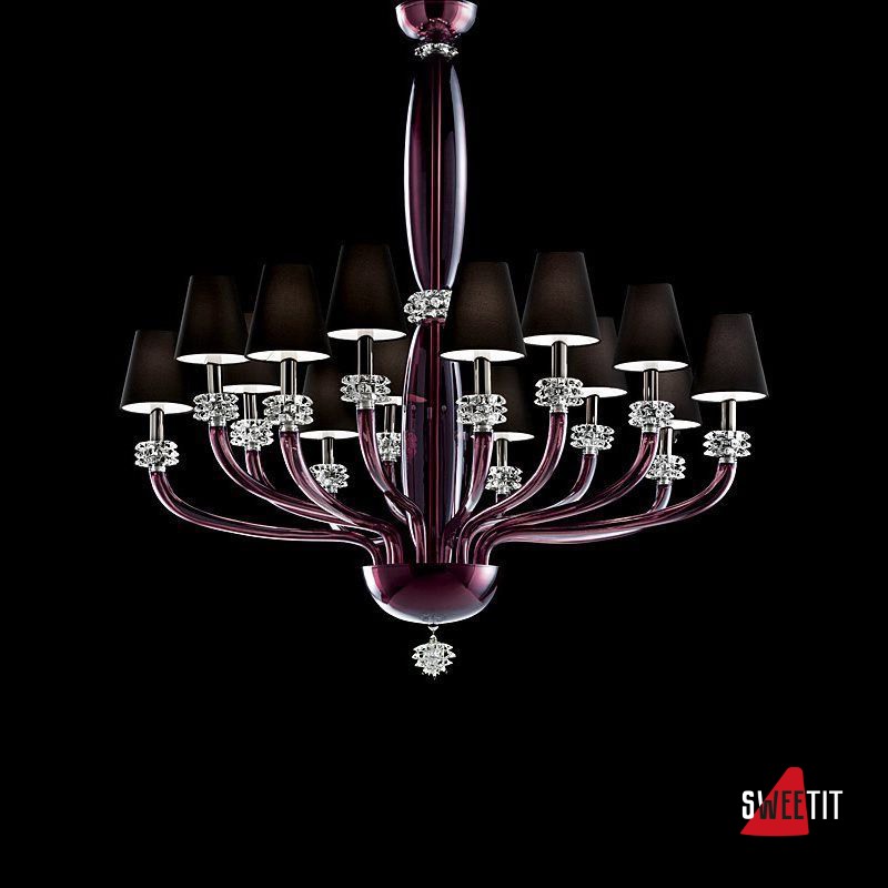 Люстра Barovier&Toso Rotterdam 5563/05/5563/08/5563/10/5563/14/5563/18/5563/24 Арматура CC/IC/RS/EL/CA/VI Абажур BB/NN/MM