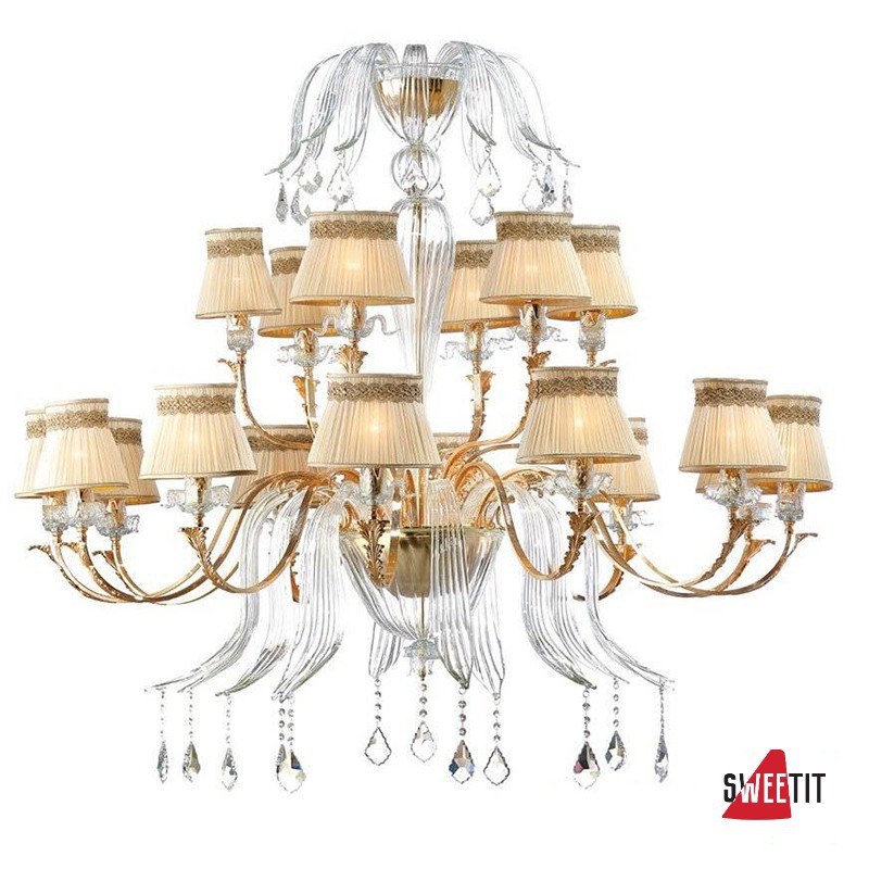 Люстра Il Paralume MARINA 4430 1845/CH18/ORO24/TR