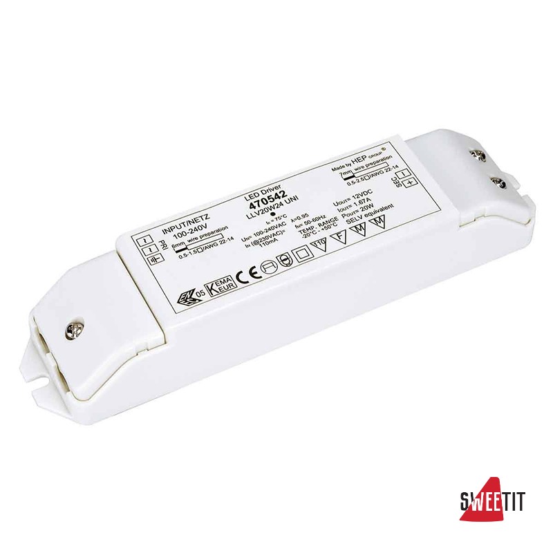 Блок питания SLV LED power supplies 470542