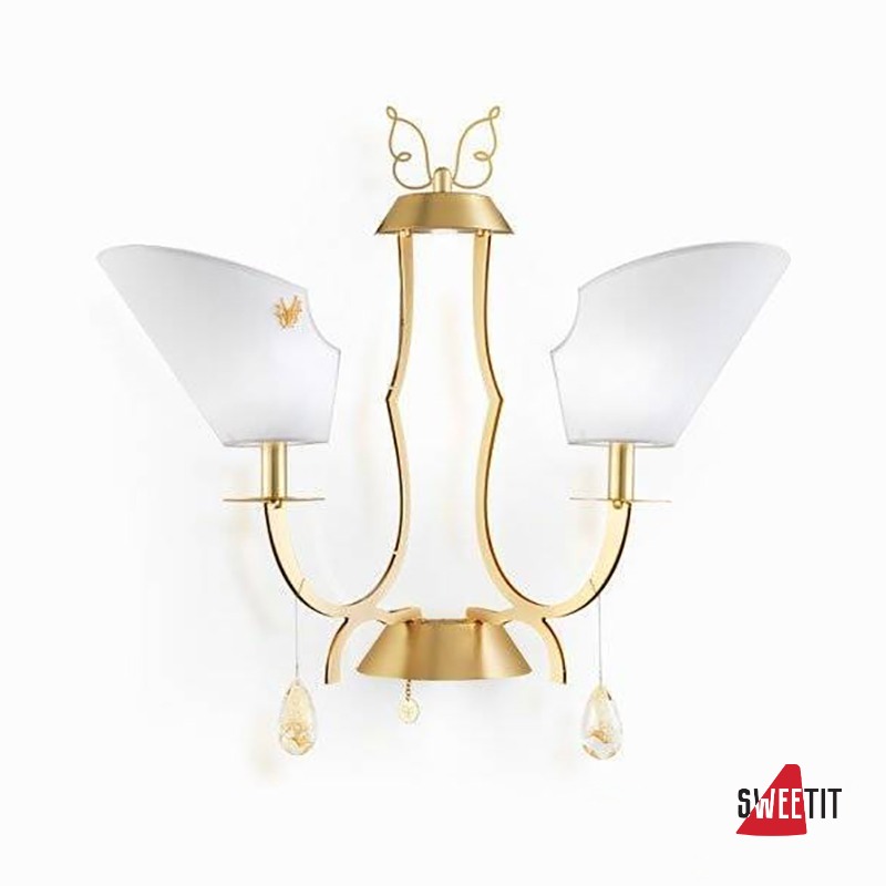 Бра Beby Group Epoque 0185A02 Satin gold 024 Gold leaf