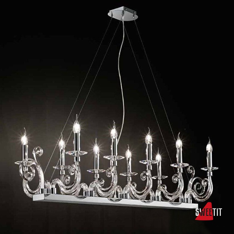 Люстра Renzo Del Ventisette Contemporary L 14451/10 SP DEC. CROMO M