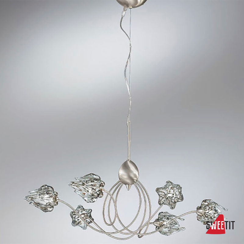 IDL Medusa 266/6 Brushed nickel V286/144/22