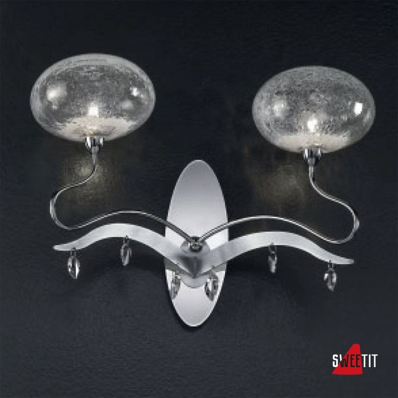 Бра IDL CHRYSALIS Preziosa 356/2A CRYSTAL PULEGOSO