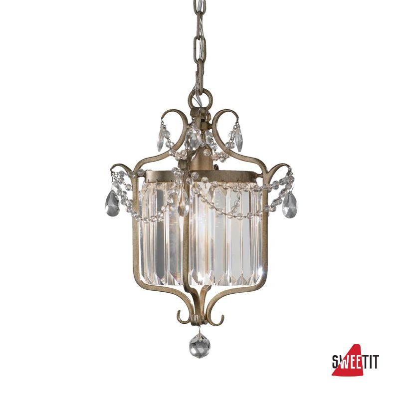 Подвесной светильник Elstead Lighting GIANNA FE/GIANNA1C с подвесками из хрусталя