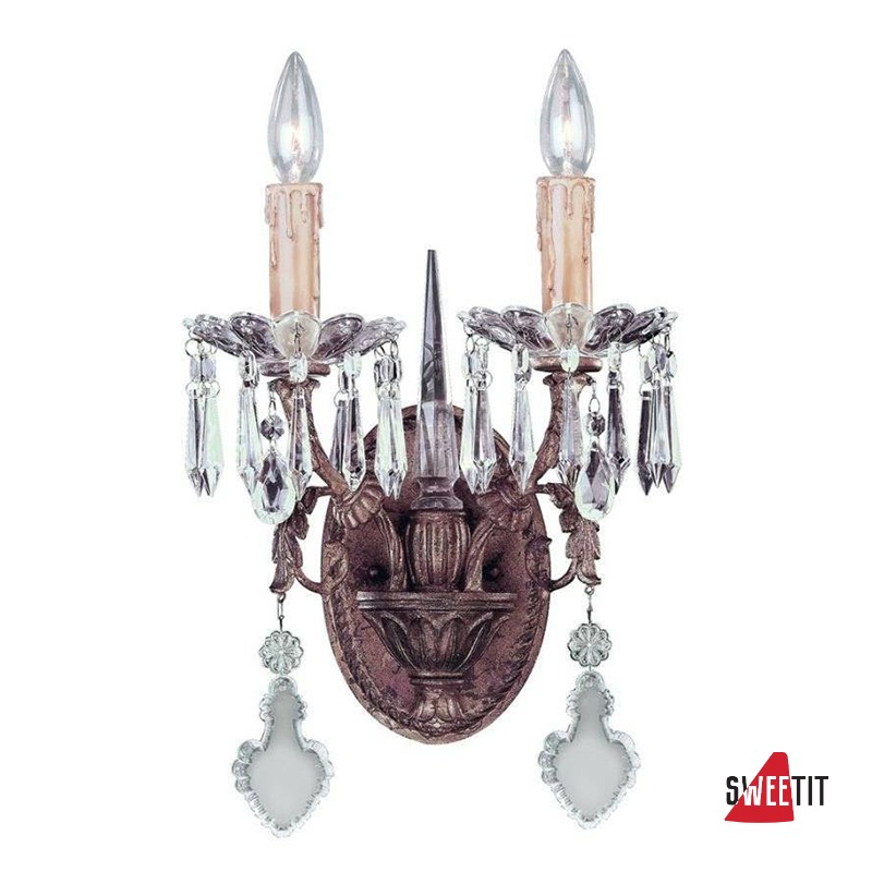 Бра Savoy House Bronze & Crystal 9-34010-2-300