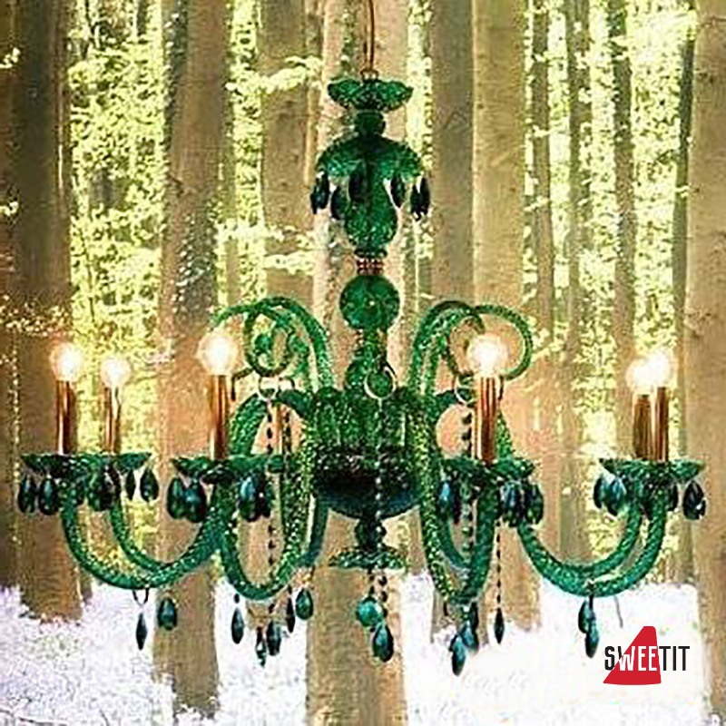 Люстра Italamp 180/8 Green / C / Sw Emerald