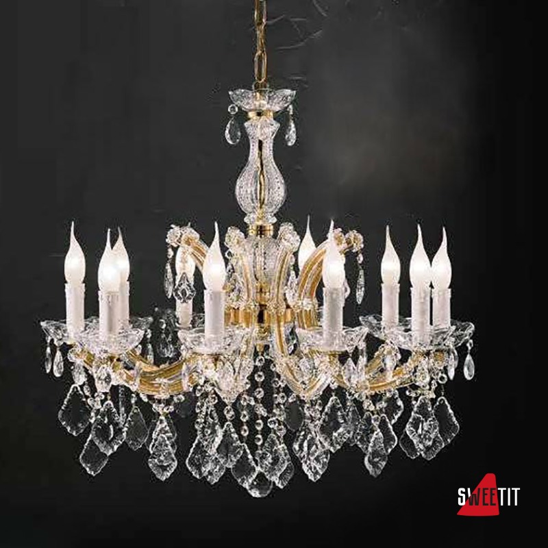 Люстра Beby Group Novecento 630/10 Light gold HALF CUT