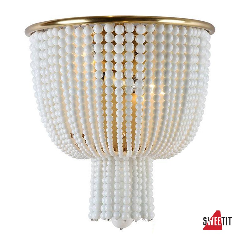 Настенный светильник Newport Gueens 3132/A brass/whit