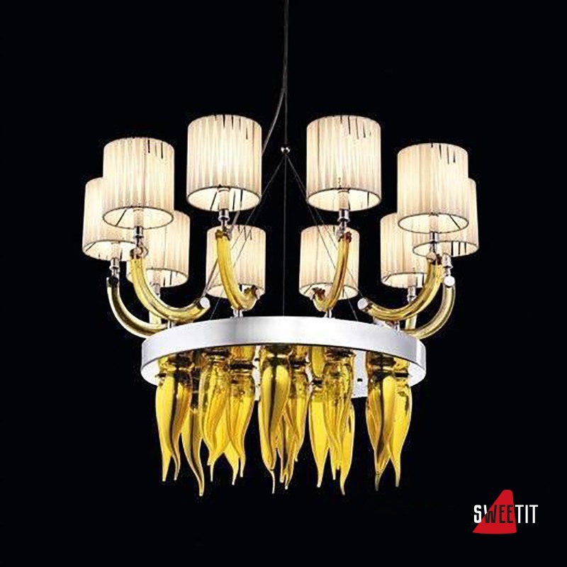 Люстра Beby Group Prive 0220B04 Chrome Lemon Ice White