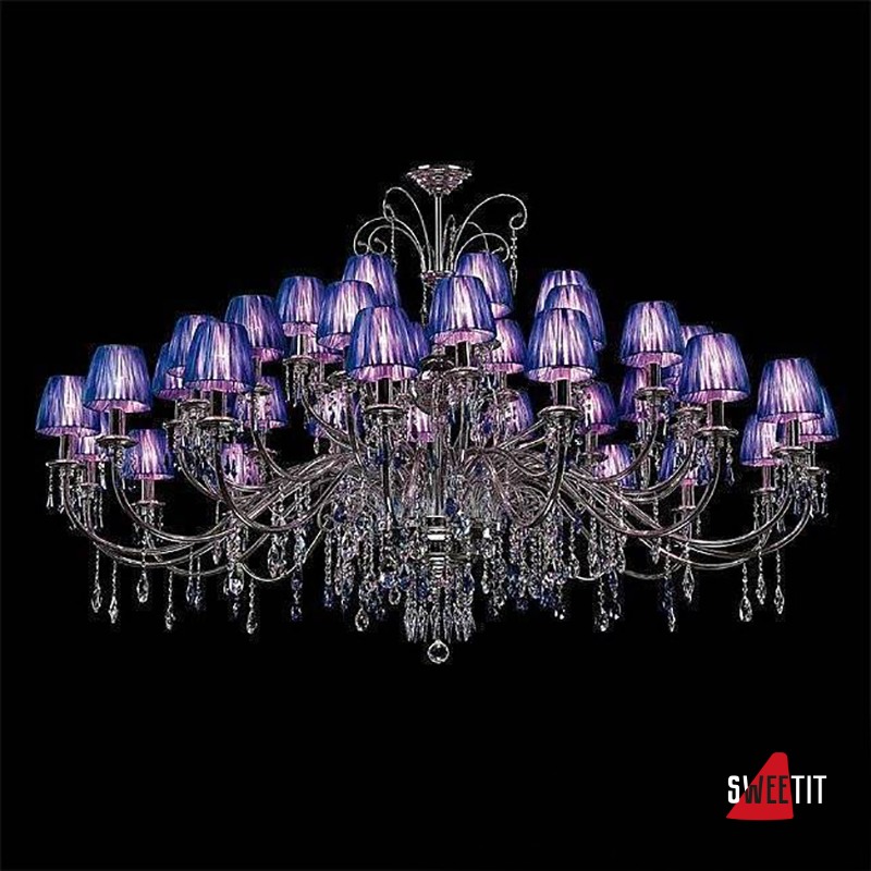 Люстра Beby Ultraviolet 0118B12 Chrome 184 SW Blu Violet