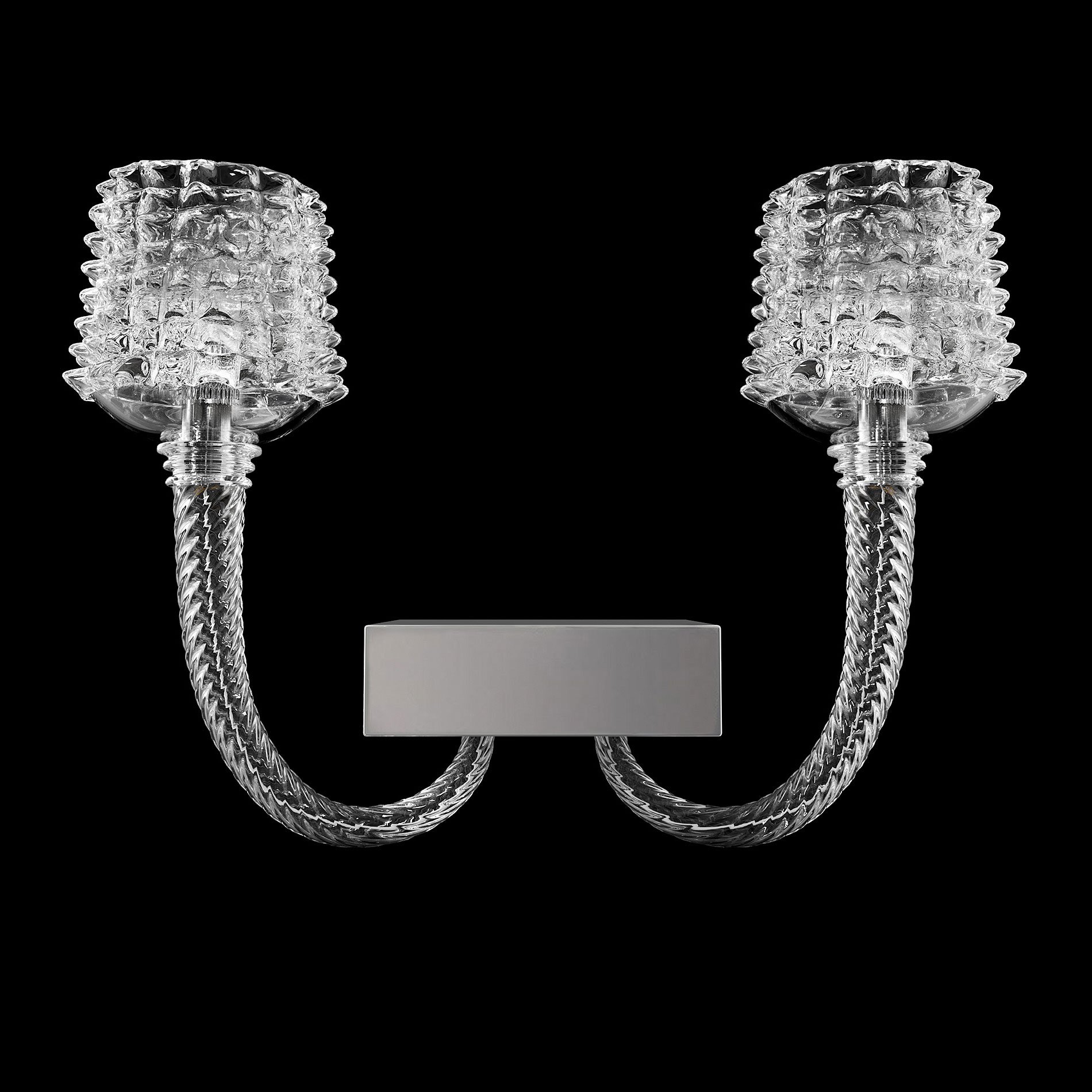 Настенные светильники Barovier&Toso Florian 5717/02/CC/CL