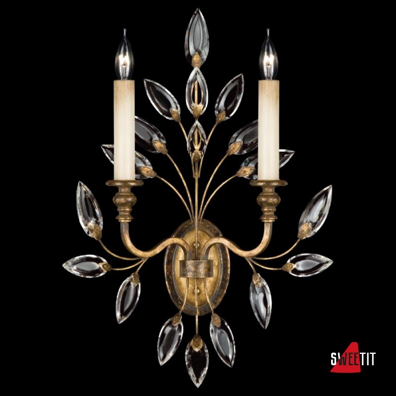 Бра FINE ART LAMPS Crystal Laurel Gold 775250