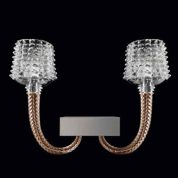 Настенные светильники Barovier&Toso Florian 5717/02/BW/CL