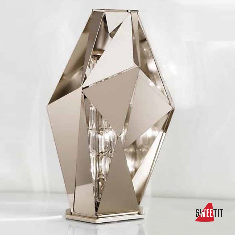 Настольная лампа IDL Crystal Rock 476/3L Pure Steel