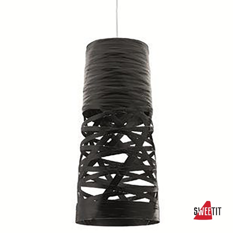 Подвесной светильник FOSCARINI TRESS MINI SOSPENSIONE NERO H. 5 MT