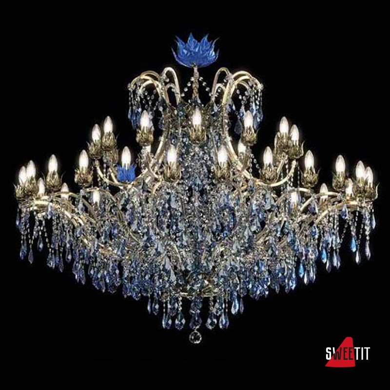 Люстра Beby Group Spiga 1810B03 Light Gold Lapis Blue