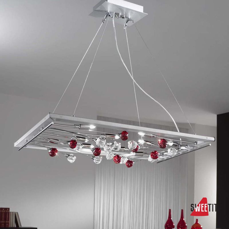 Люстра Kolarz Inspiration Edition Quadra Rosy 1041.810.6.VR 03/05