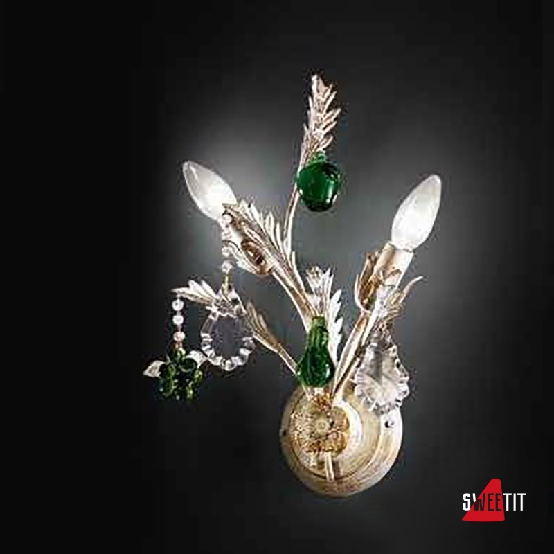 Бра Beby Group Fruit 114/2A Ivory Gold green fruits