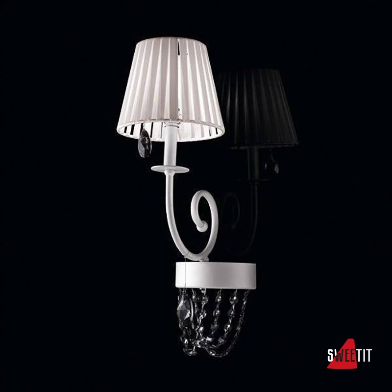 Бра Beby Group Miss Bjioux 0117A01 Pearled White White Trasparent Cut Crystal