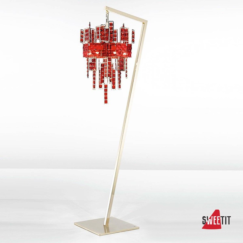 Торшер IDL Crystalline 493/6P red