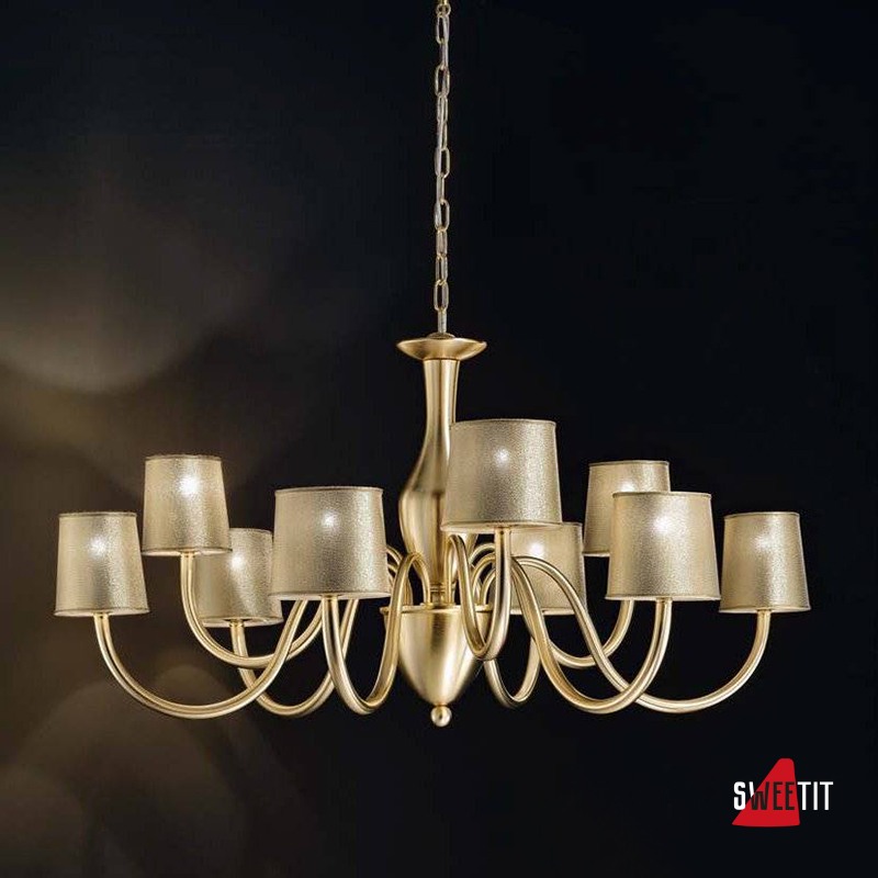 Люстра IDL Grace 530/6+3 gold+gold