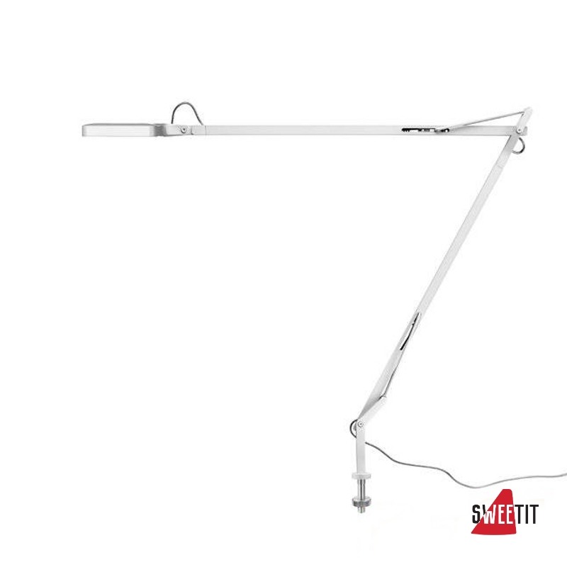 Настольная лампа Flos Kelvin LED Desk support (Visible cable) Shiny white F3308009