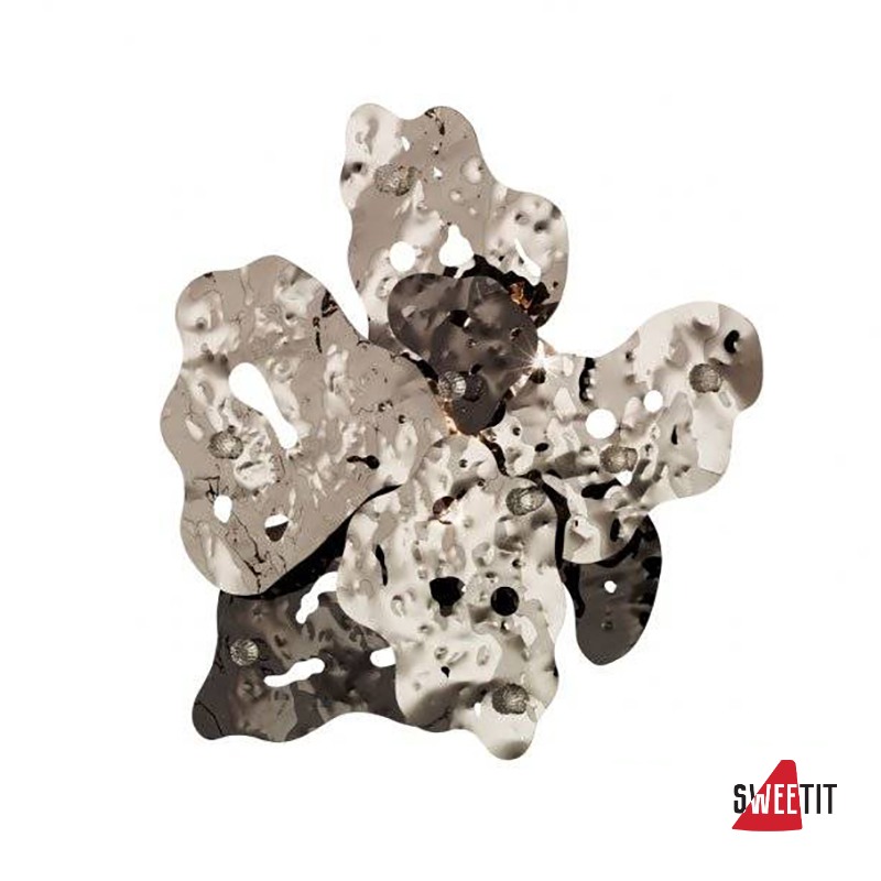 Настенный светильник IDL Leaves 605/5A black nickel