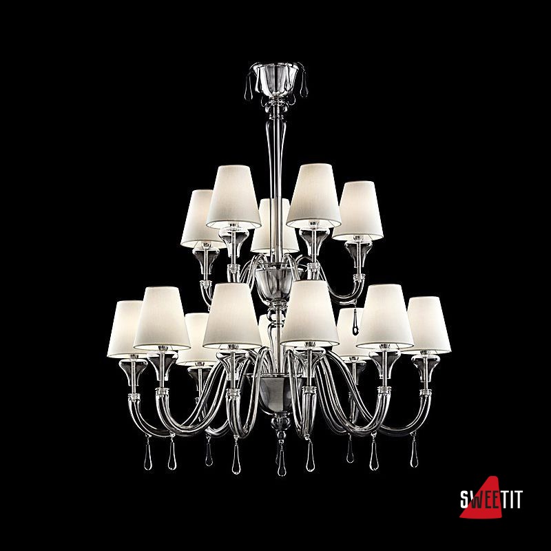 Люстра Barovier&Toso Maryland 5587/07/5587/11/5587/14/5587/15/5587/27 Арматура CC/EL/IC/AQ Абажур BB/NN