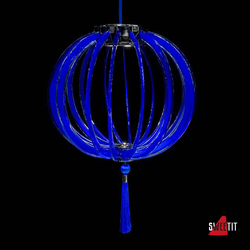 Подвесной светильник Beby Group Planet nine 0660B01 Chromed plated Blue Greece