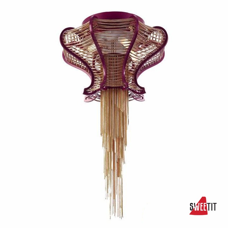 Потолочный светильник Patrizia Garganti Bespoke Sinuosa SN05 M07 Gold | Natural brass