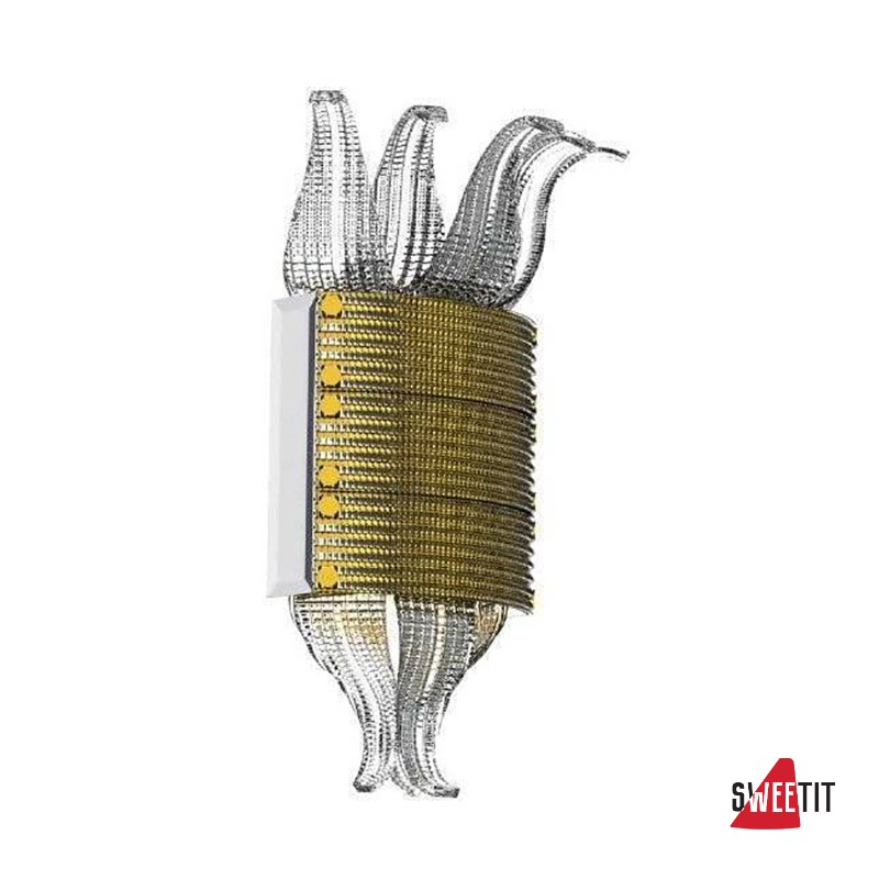 Настенный светильник Beby Group Milano Deco 8030A01 Light gold Smoked Glass
